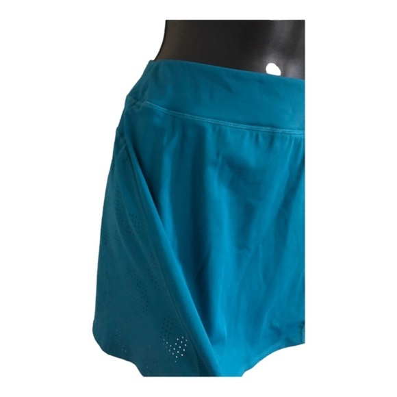 Sincerely Jules teal tennis golf active mesh‎ skort size large new - Picture 12 of 14